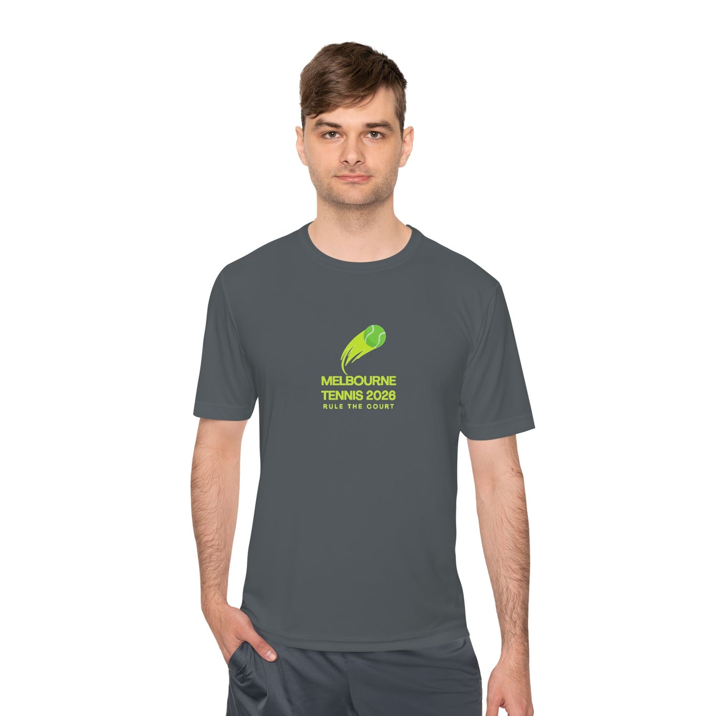 Melbourne Tennis 2026 Unisex Moisture Wicking Tee - Rule the Court! - perfect for Tennis Enthusiasts