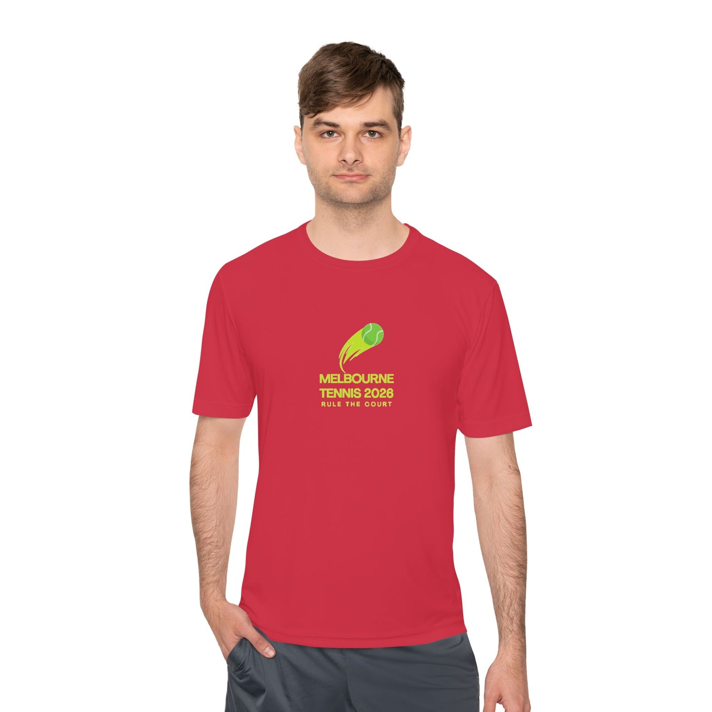 Melbourne Tennis 2026 Unisex Moisture Wicking Tee - Rule the Court! - perfect for Tennis Enthusiasts