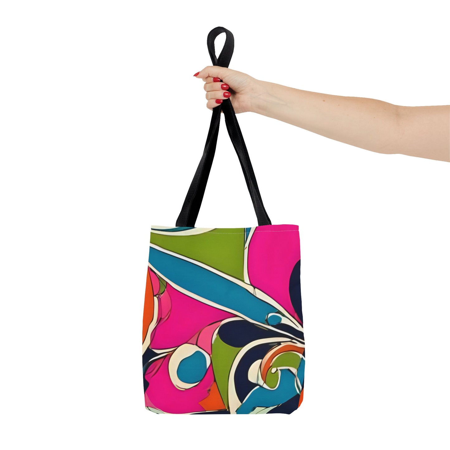 Vibrant Pucci-Style Print Tote Bag