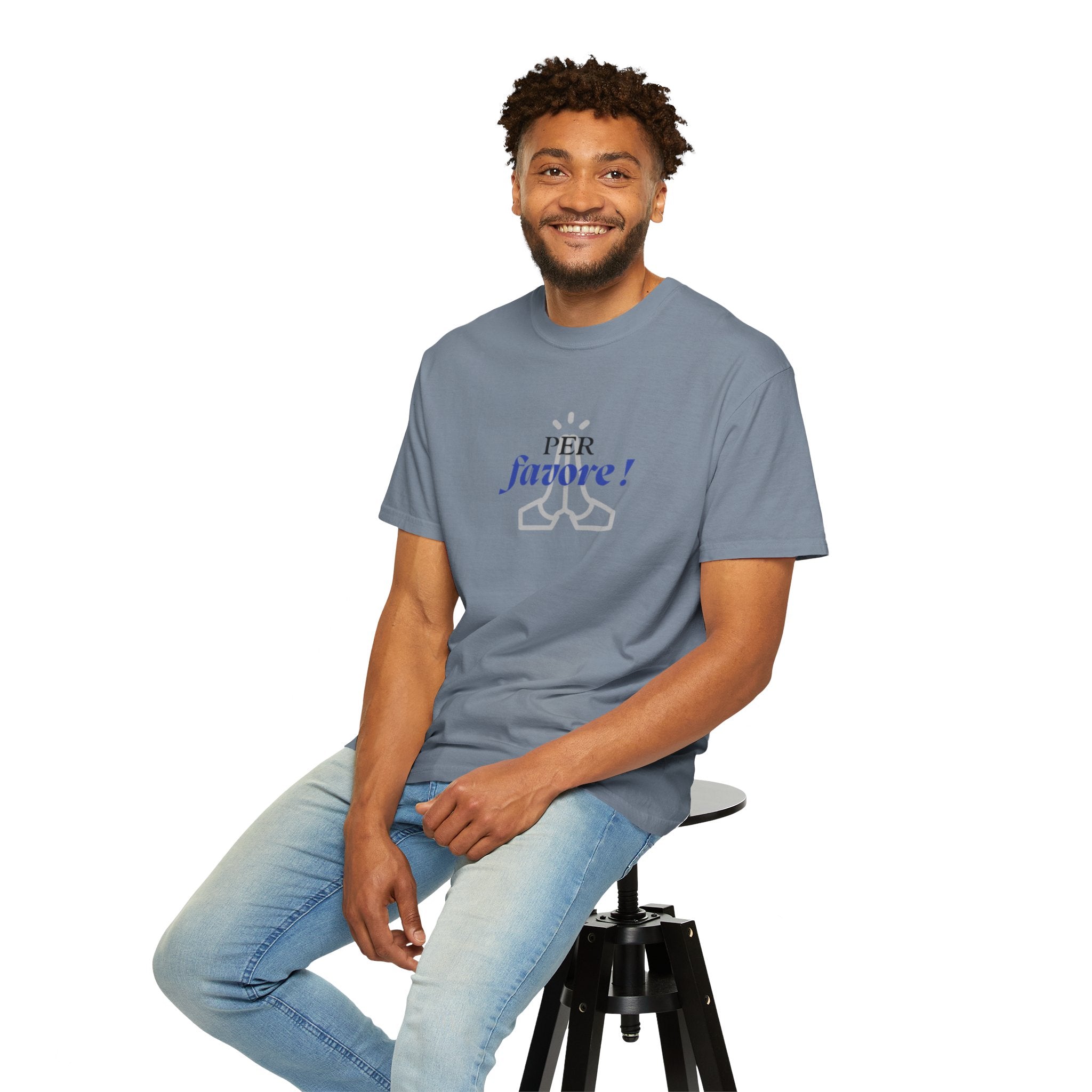 Italian Expression "Per favore"  Graphic Fun T-Shirt