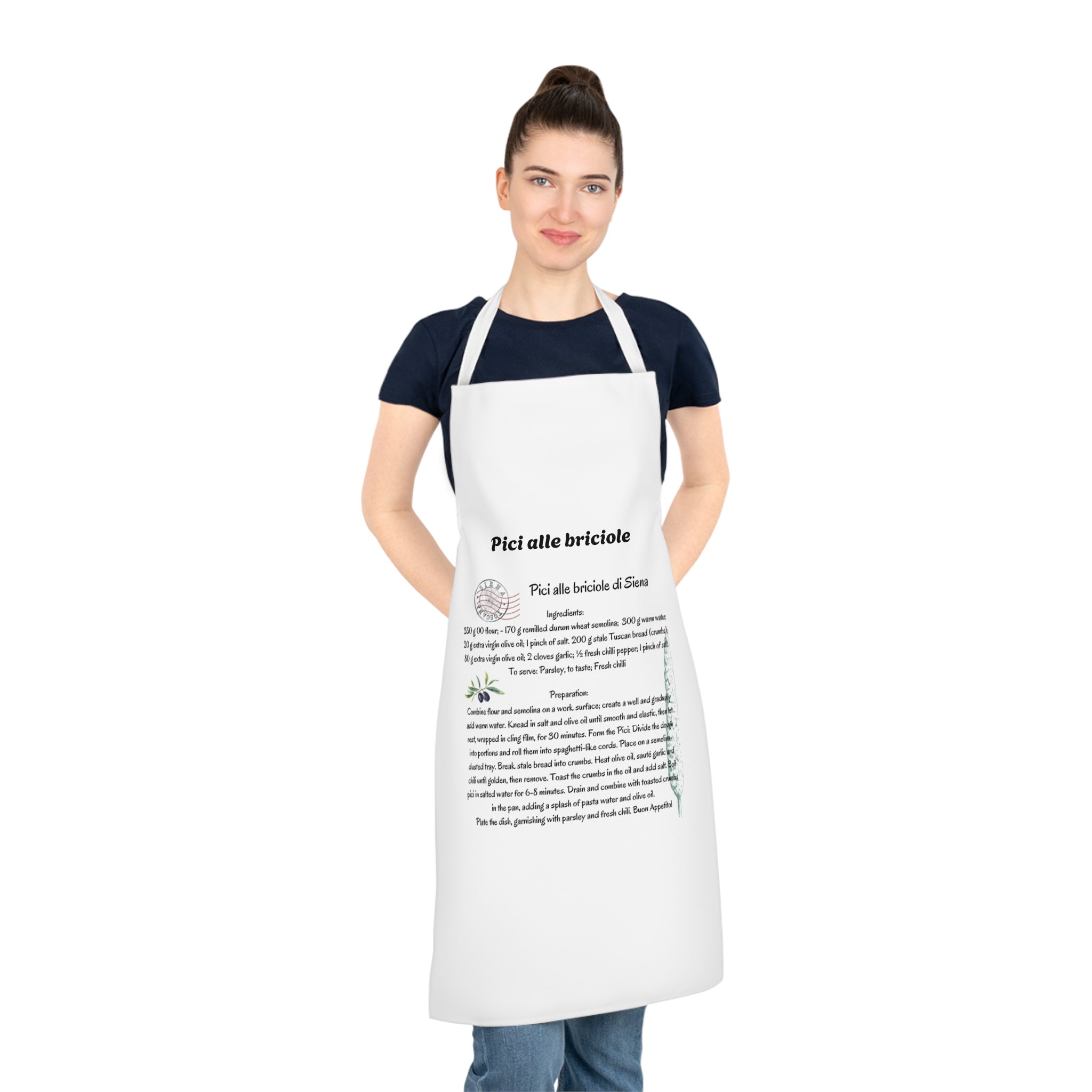 Pici alle Briciole Recipe Apron - Authentic Recipe from Siena - Tuscany