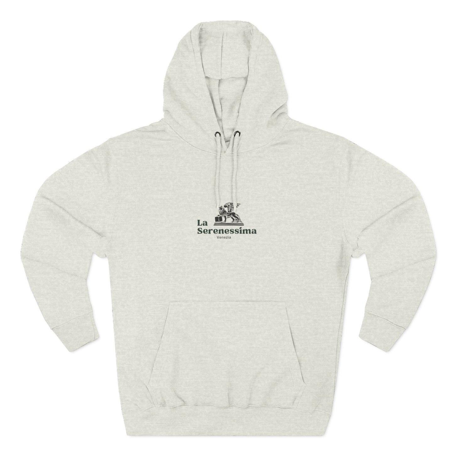 Venezia - La Serenessima Three-Panel Fleece Hoodie - Cozy & Stylish Italian-Inspired Winter Wear