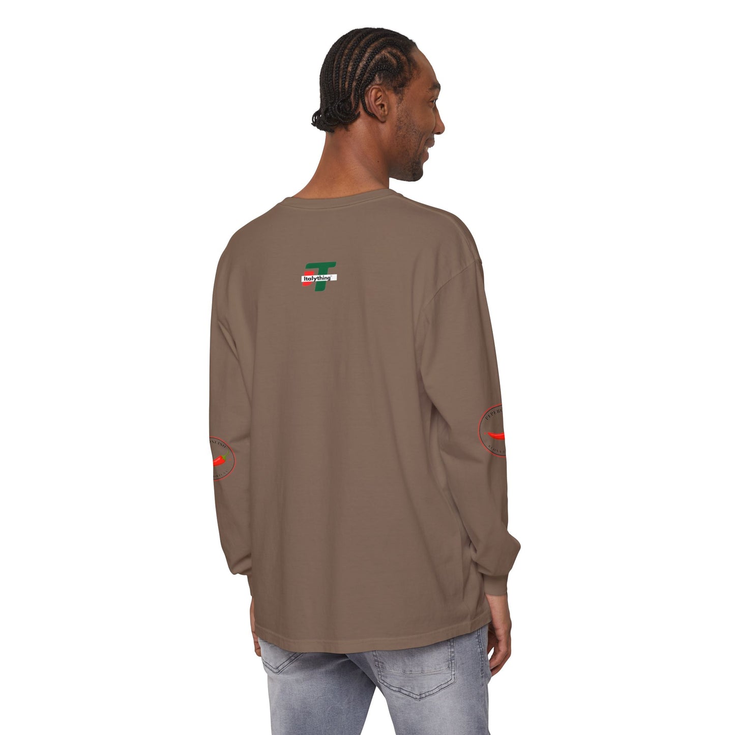 Napoli Long Sleeve Tee, Casual Streetwear, Napoli Pride. Perfect for Travel