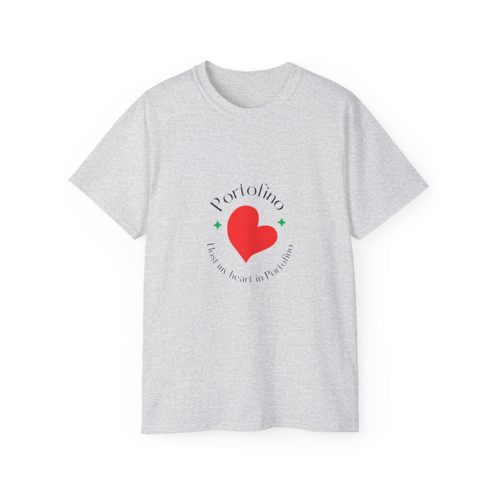 Portofino Heart Unisex Ultra Cotton Tee - Italian Love Grafik-T-Shirt