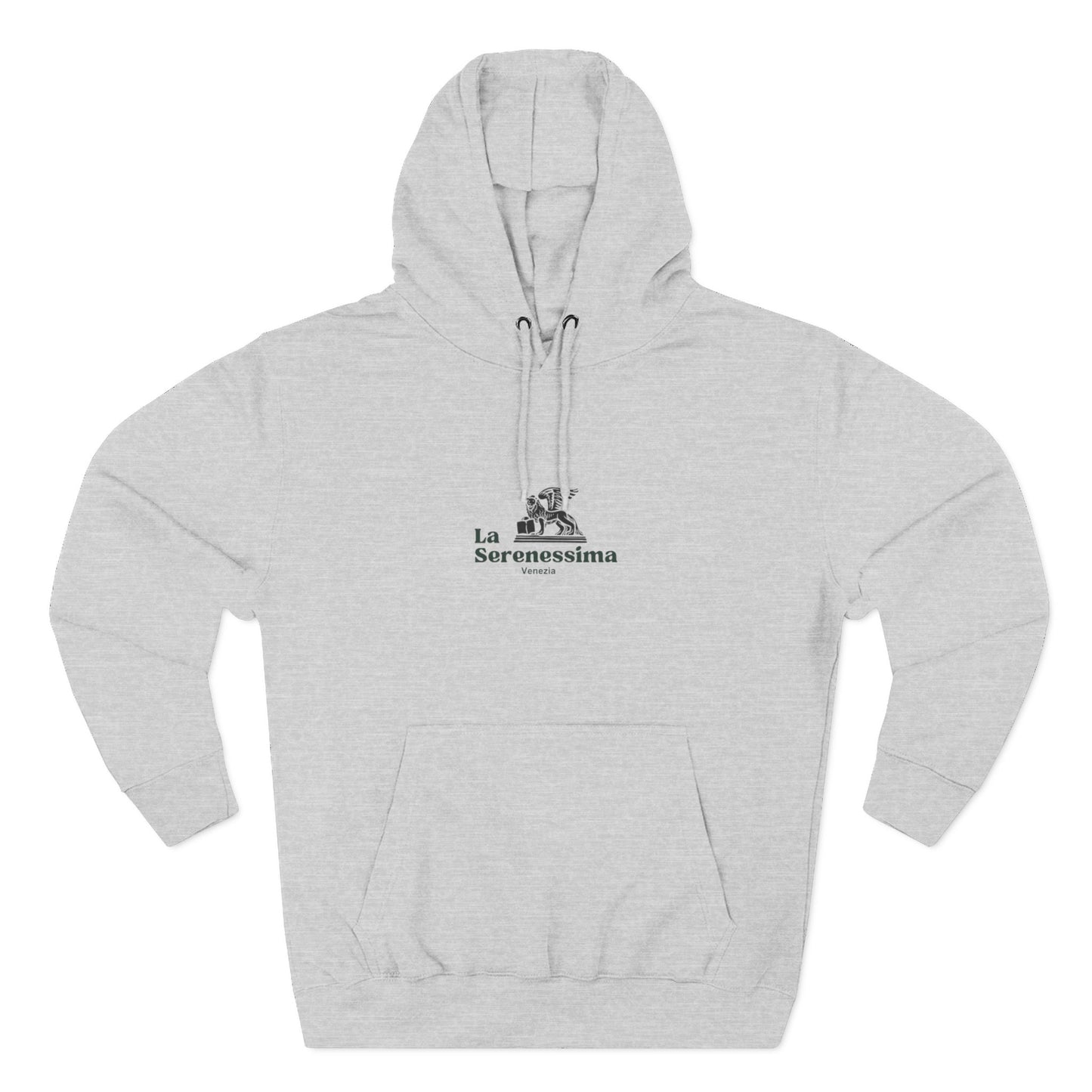 Venezia - La Serenessima Three-Panel Fleece Hoodie - Cozy & Stylish Italian-Inspired Winter Wear