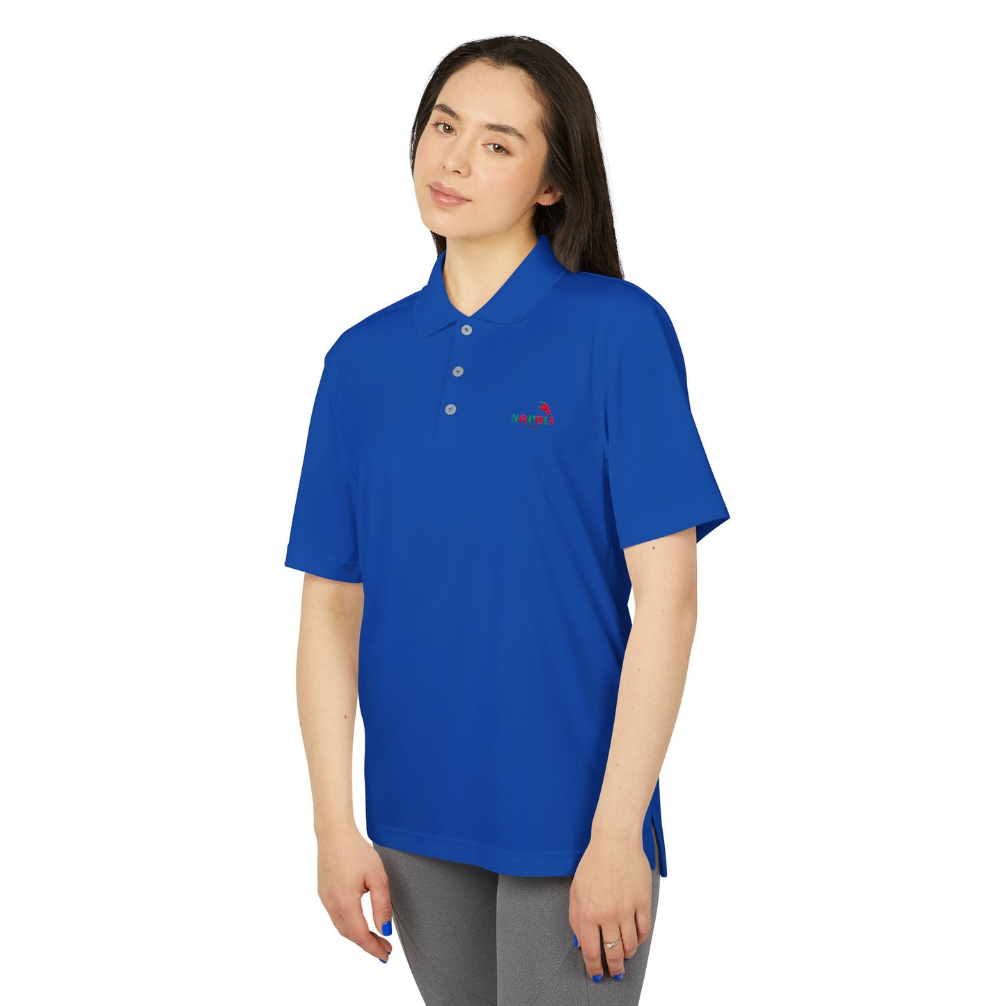 Unisex Adidas Performance Polo with Napoli Logo