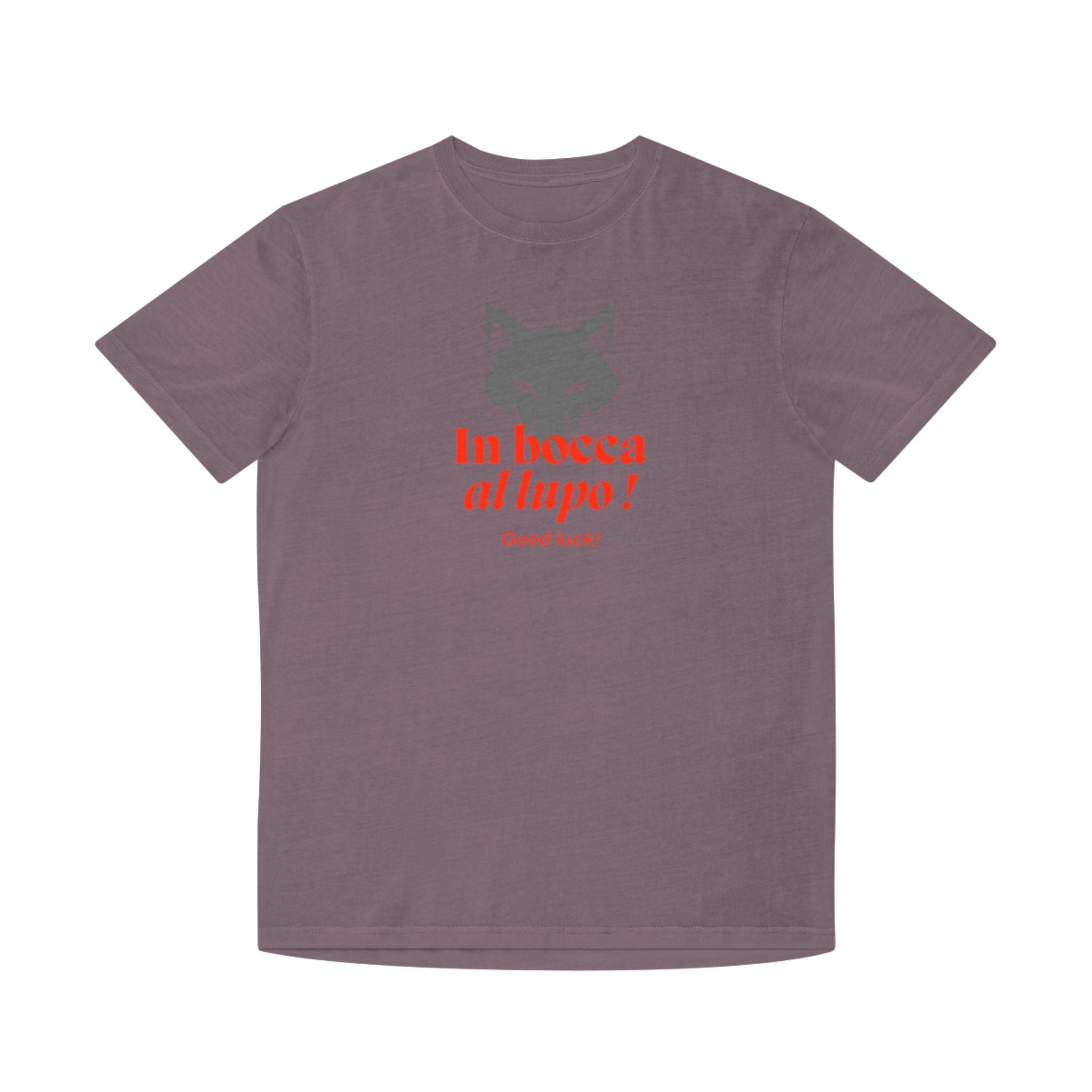 Lucky T-Shirt - 'In bocca al lupo!' Design - Unisex Faded