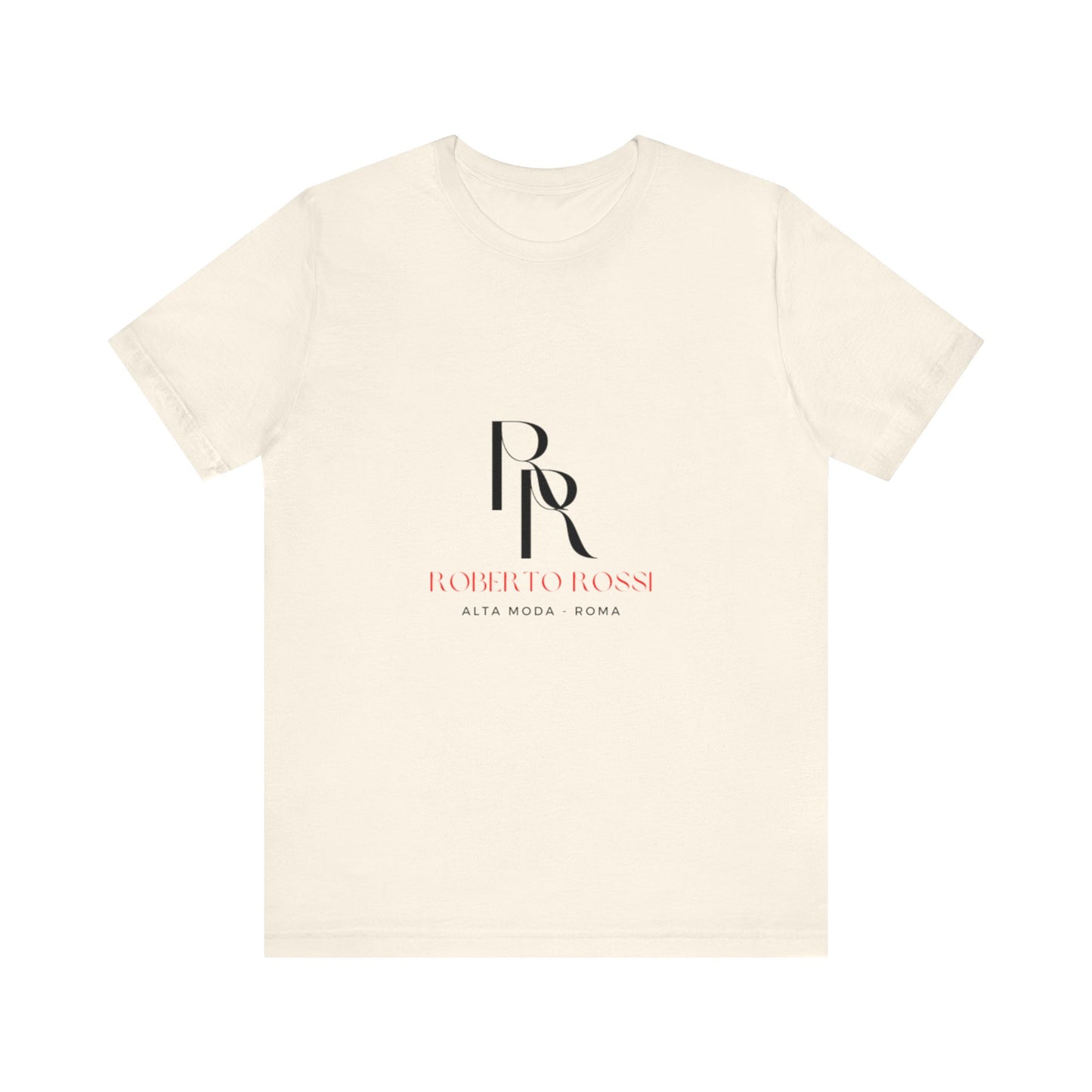 Italian Branded Rome Jersey Short Sleeve Tee - Roberto Rossi - Alta Moda - Roma