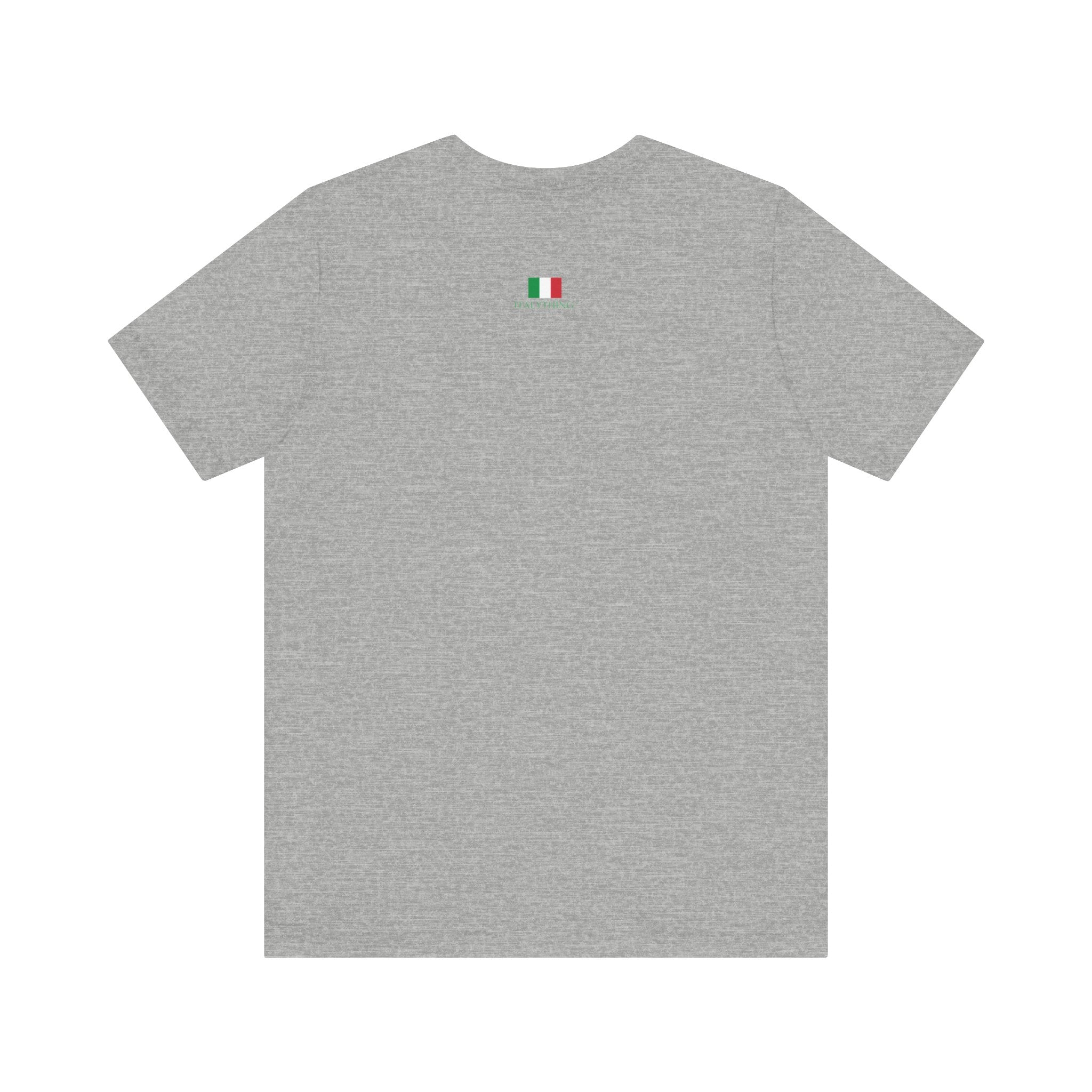 Italienisches Marken-Sommer-T-Shirt aus Jersey mit kurzen Ärmeln und italienischem Slogan: Mare Mare