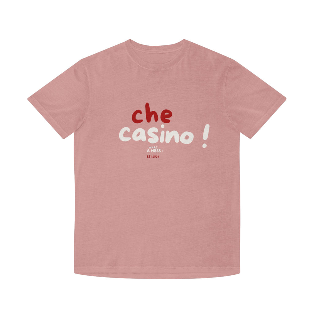 Che Casino ! What a mess ! Faded Shirt - Learn Italian the Fun way!