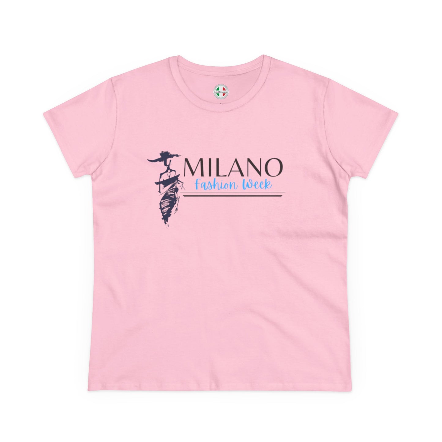 Milan Fashion Week Tee, Stylish Cotton Top, Casual Wear, Travel Shirt, Gift for Her, Fashion Statement
