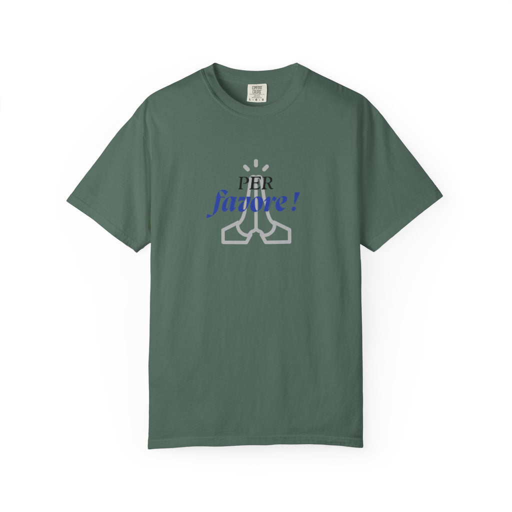 Italian Expression "Per favore"  Graphic Fun T-Shirt