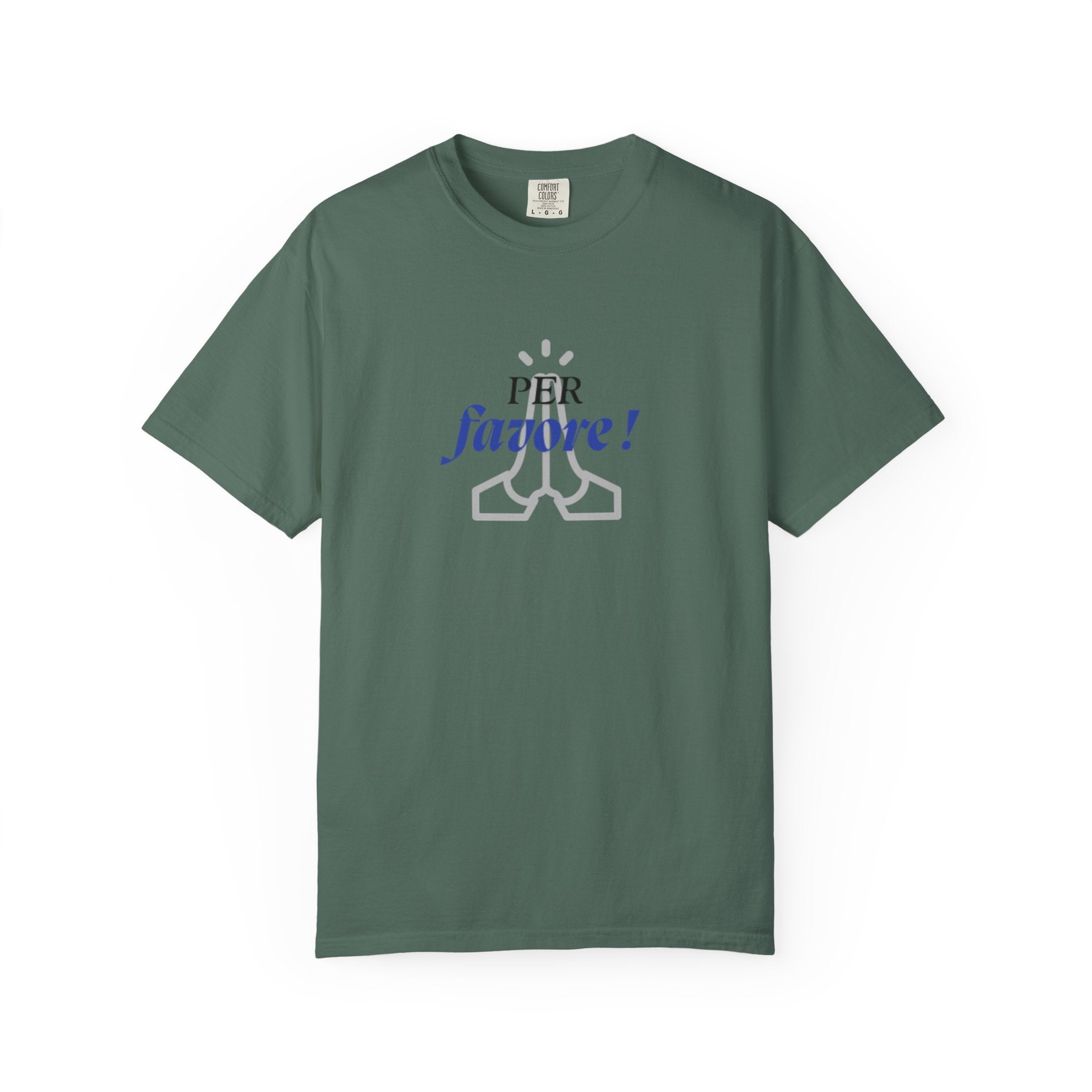 Italian Expression "Per favore"  Graphic Fun T-Shirt