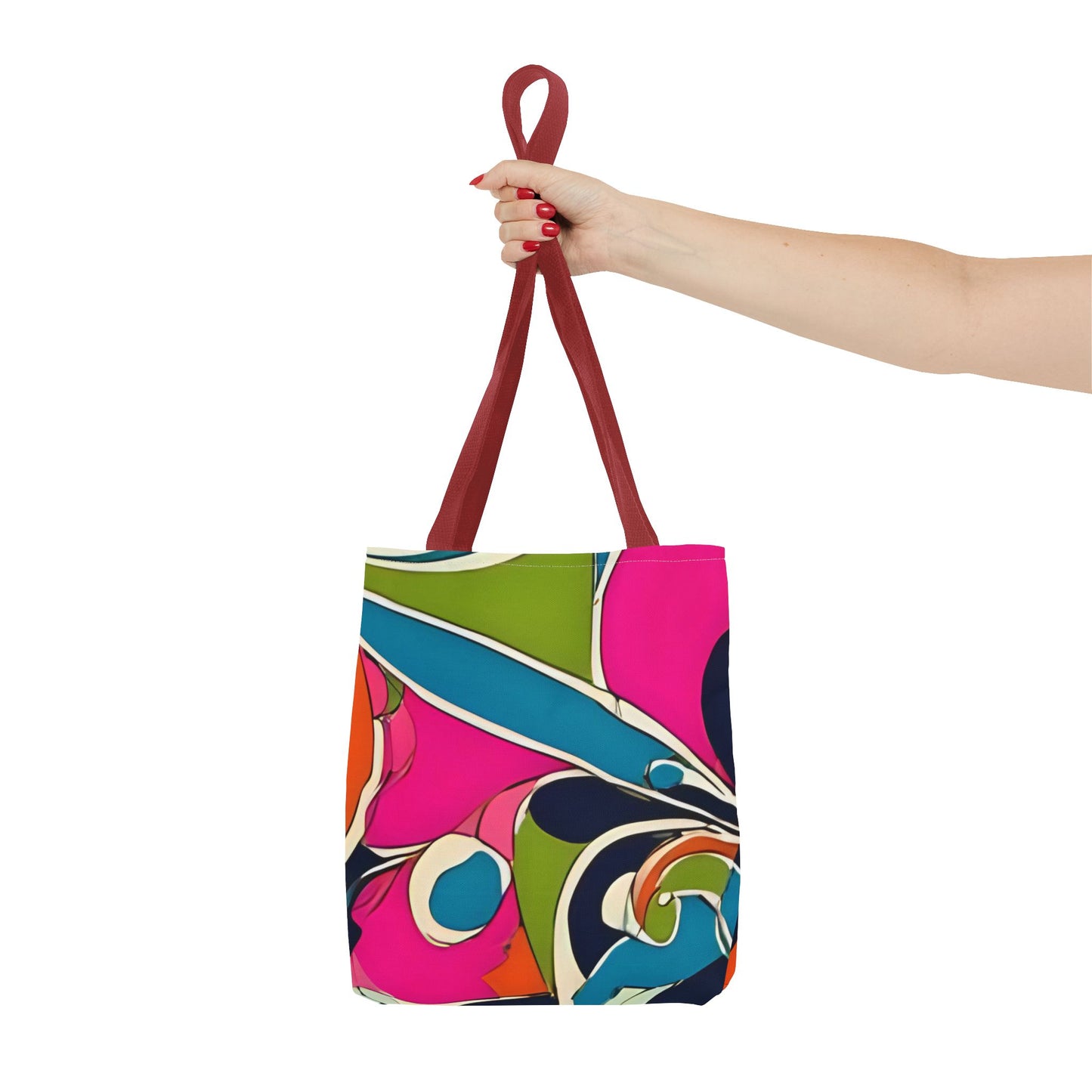 Vibrant Pucci-Style Print Tote Bag