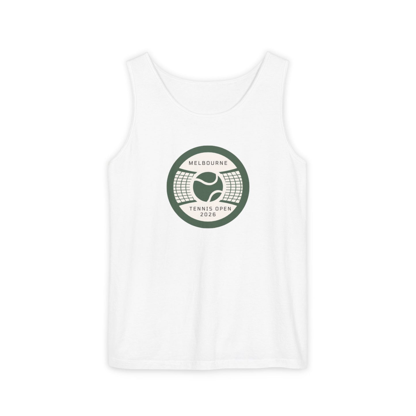 Melbourne Tennis Open 2026 Unisex Garment-Dyed Tank Top