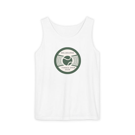 Melbourne Tennis Open 2026 Unisex Garment-Dyed Tank Top