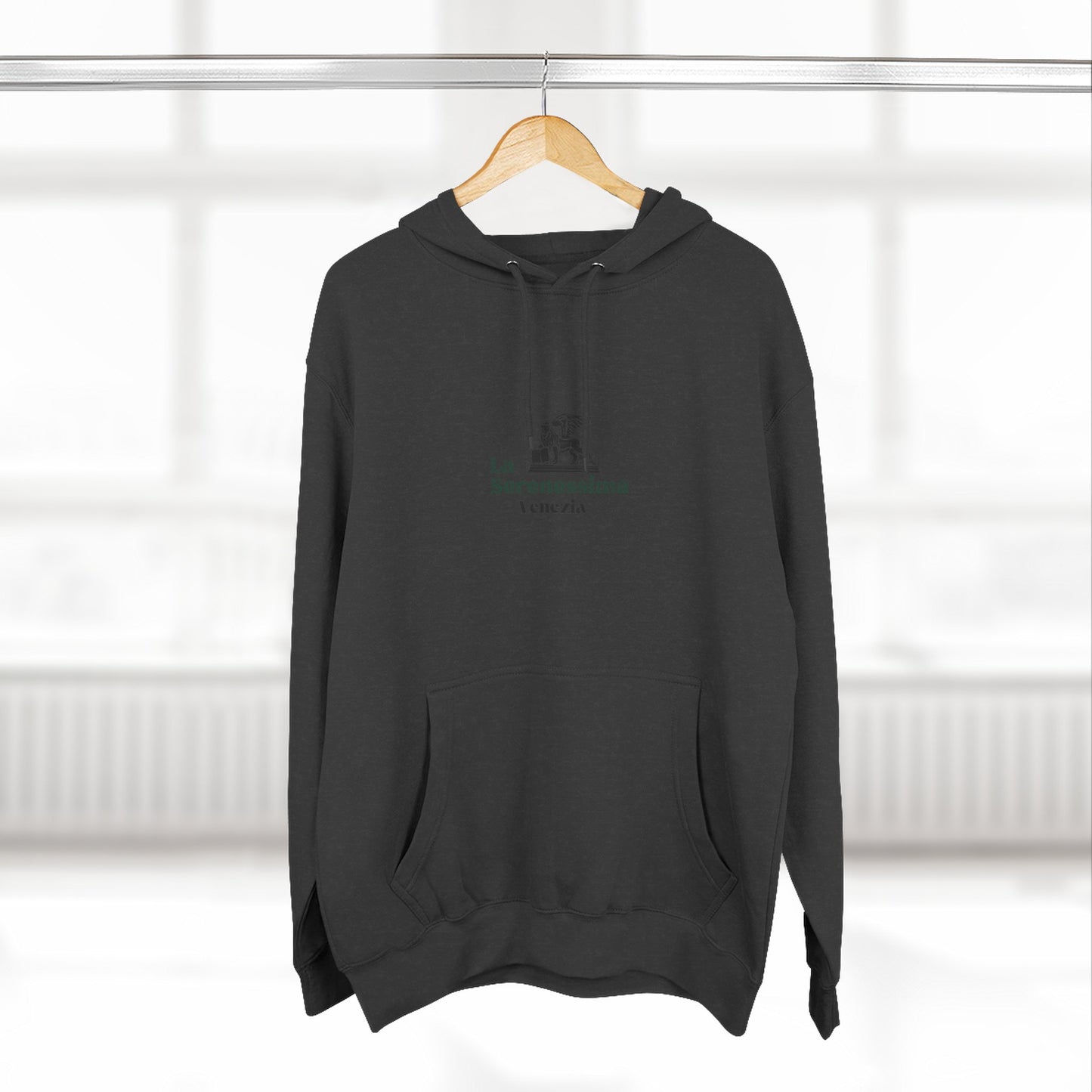 Venezia - La Serenessima Three-Panel Fleece Hoodie - Cozy & Stylish Italian-Inspired Winter Wear