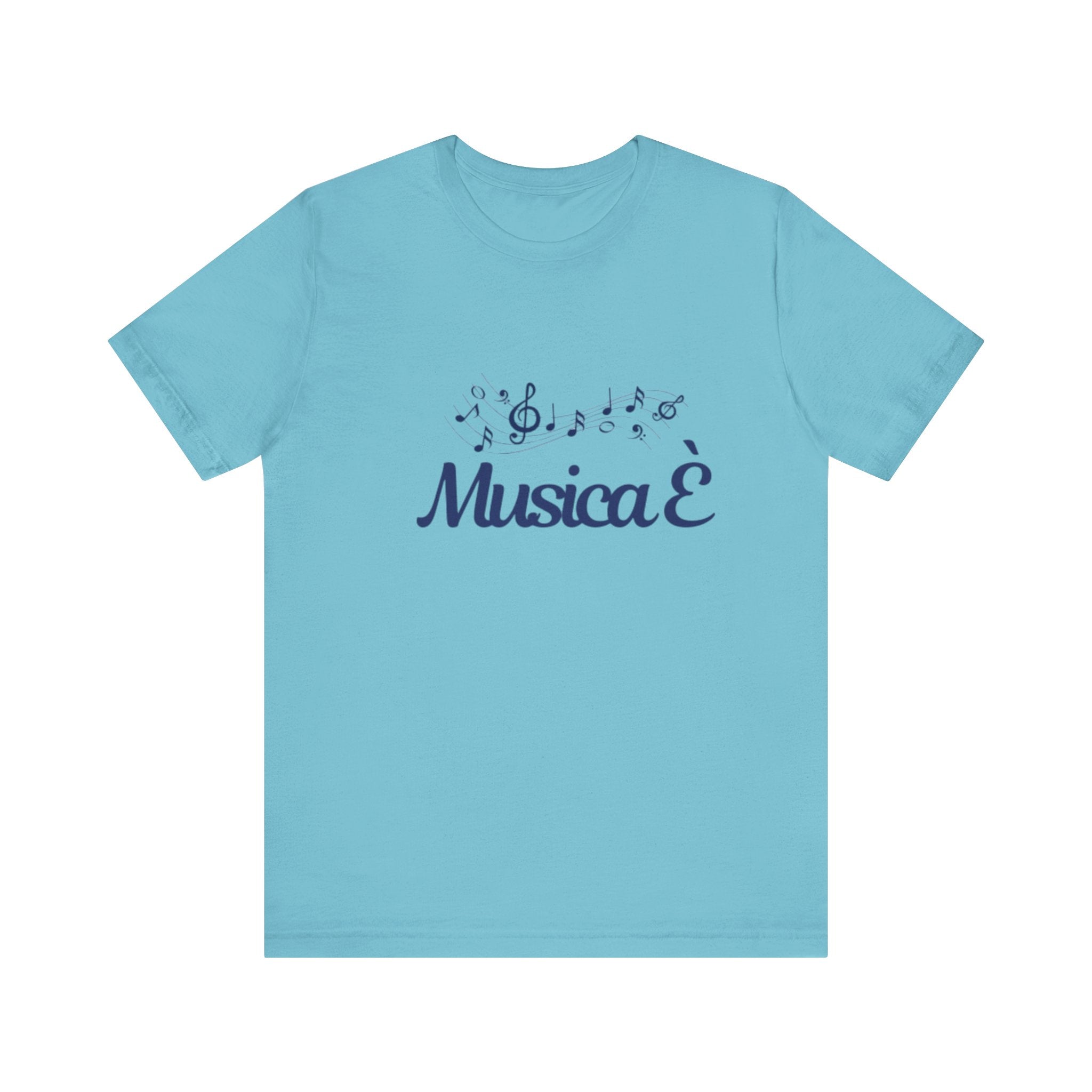 Italian Branded Jersey Short Sleeve Tee : "Musica è..." (Music is..)