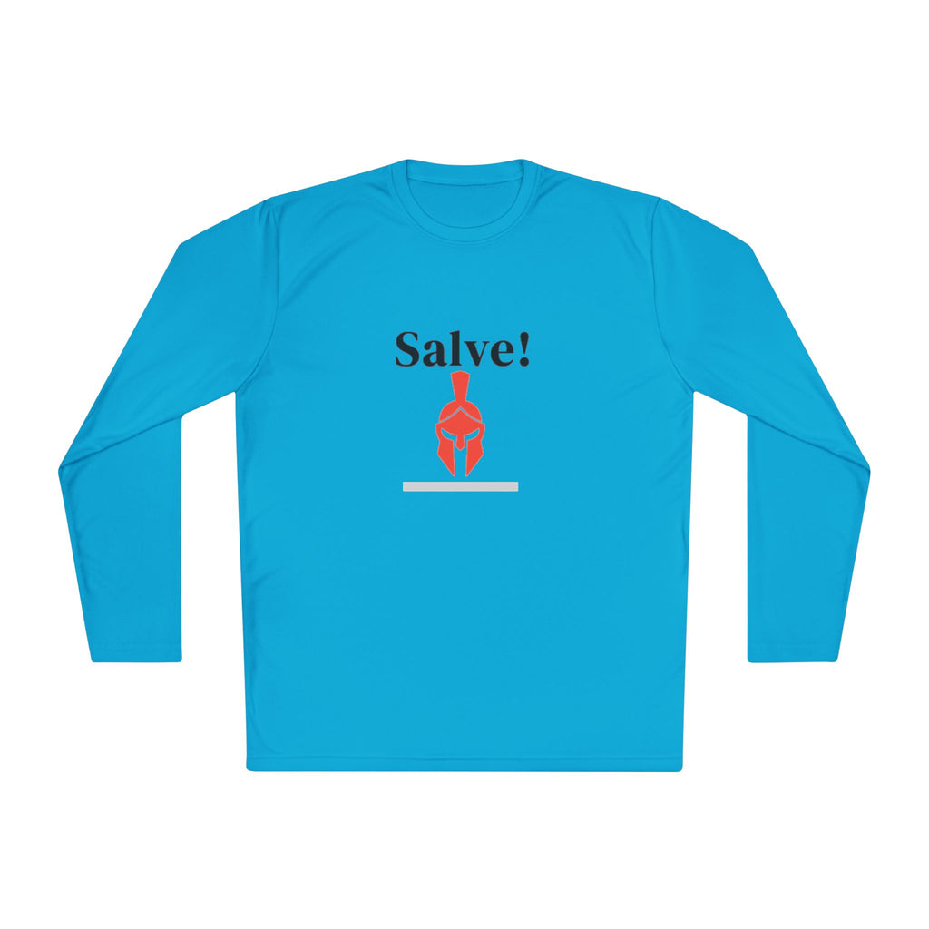 Rome Salve Long Sleeve Tee, Gladiator Inspired Design, Perfect Gift for History Lovers, Casual Everyday Wear