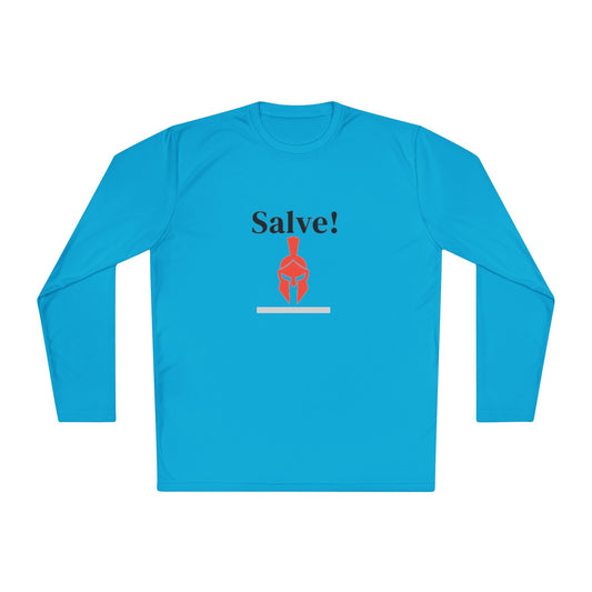 Rome Salve Long Sleeve Tee, Gladiator Inspired Design, Perfect Gift for History Lovers, Casual Everyday Wear