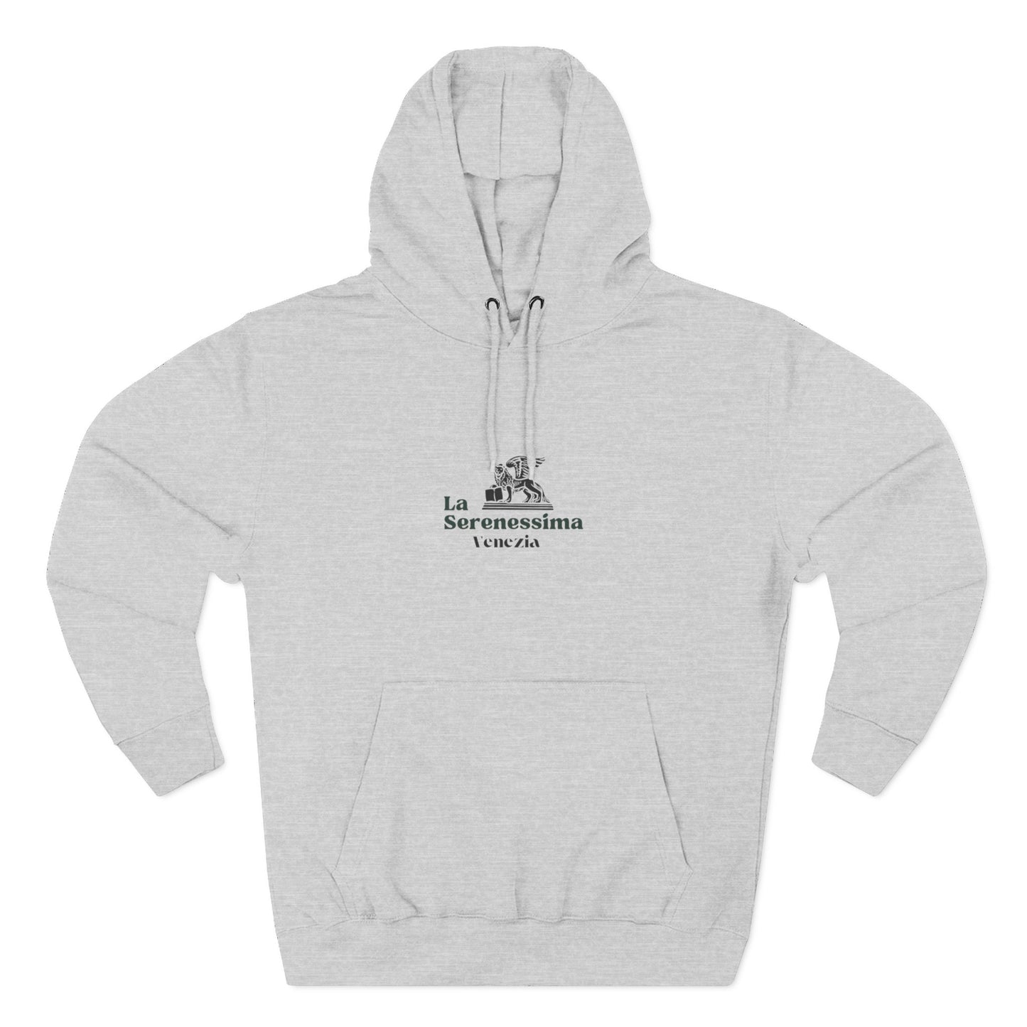 Venezia - La Serenessima Three-Panel Fleece Hoodie - Cozy & Stylish Italian-Inspired Winter Wear
