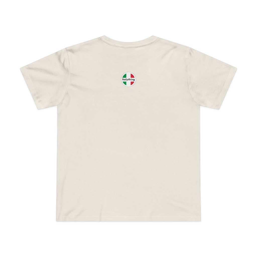 La Dolce Vita Damen-T-Shirt – T-Shirt mit italienischer Flagge