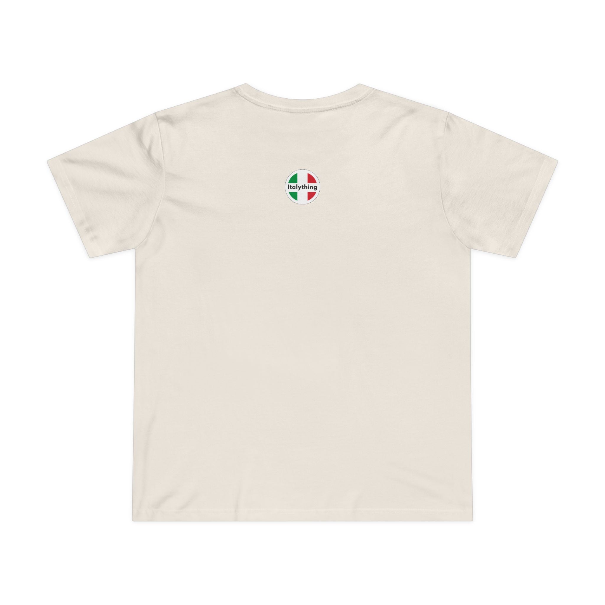 La Dolce Vita Damen-T-Shirt – T-Shirt mit italienischer Flagge