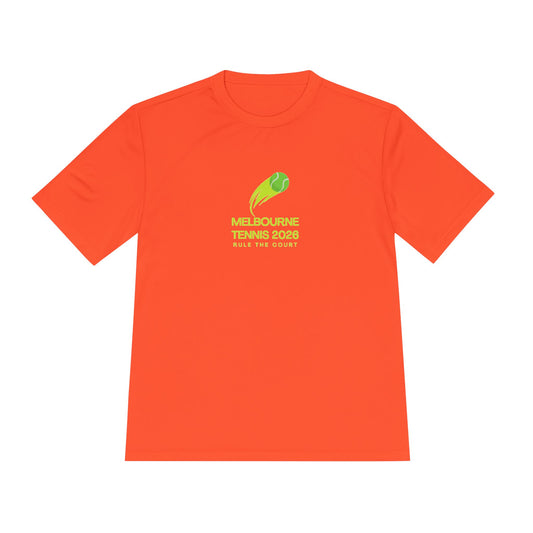 Melbourne Tennis 2026 Unisex Moisture Wicking Tee - Rule the Court! - perfect for Tennis Enthusiasts