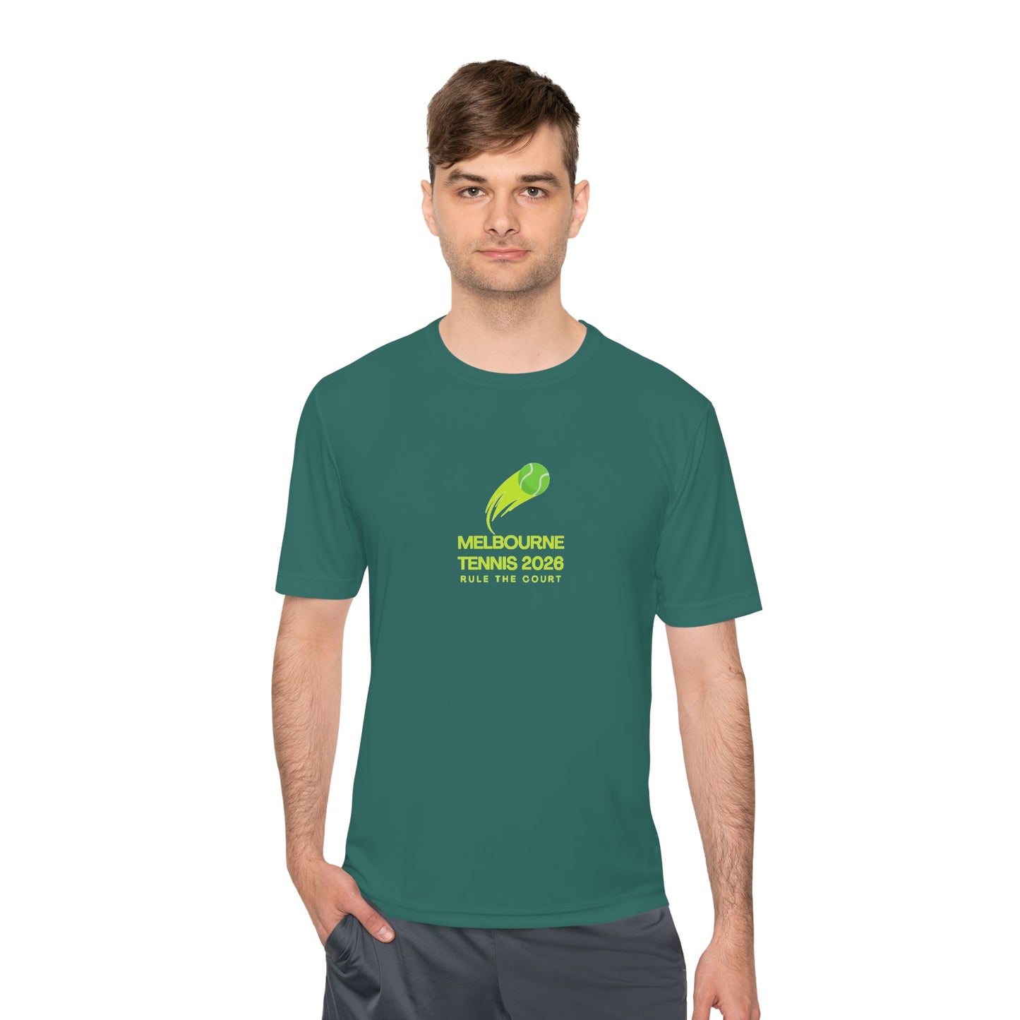 Melbourne Tennis 2026 Unisex Moisture Wicking Tee - Rule the Court! - perfect for Tennis Enthusiasts