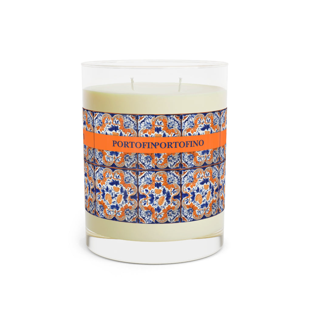 Portofino Inspired Scented Candle 11oz Glass White Tea & Fig