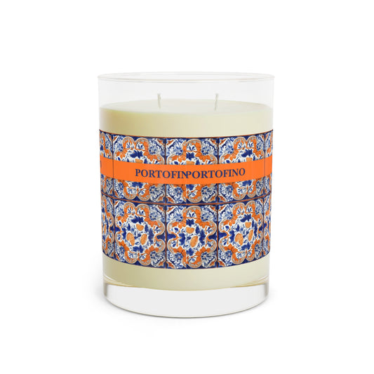 Portofino Inspired Scented Candle 11oz Glass White Tea & Fig