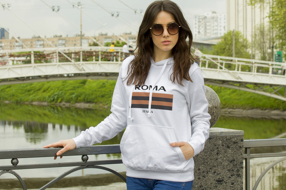 Roma Italia Unisex Heavy Blend™ Kapuzenpullover – Stilvolle und bequeme Mode für Reisen und Freizeit
