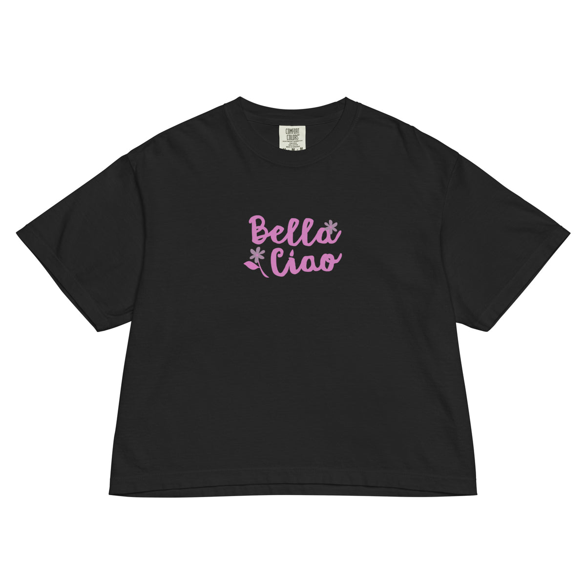 Bella Ciao Damen-T-Shirt im kastenförmigen Schnitt