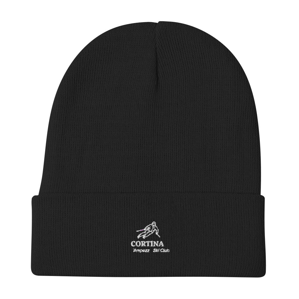 Bestickte Mütze des Cortina Ski Clubs