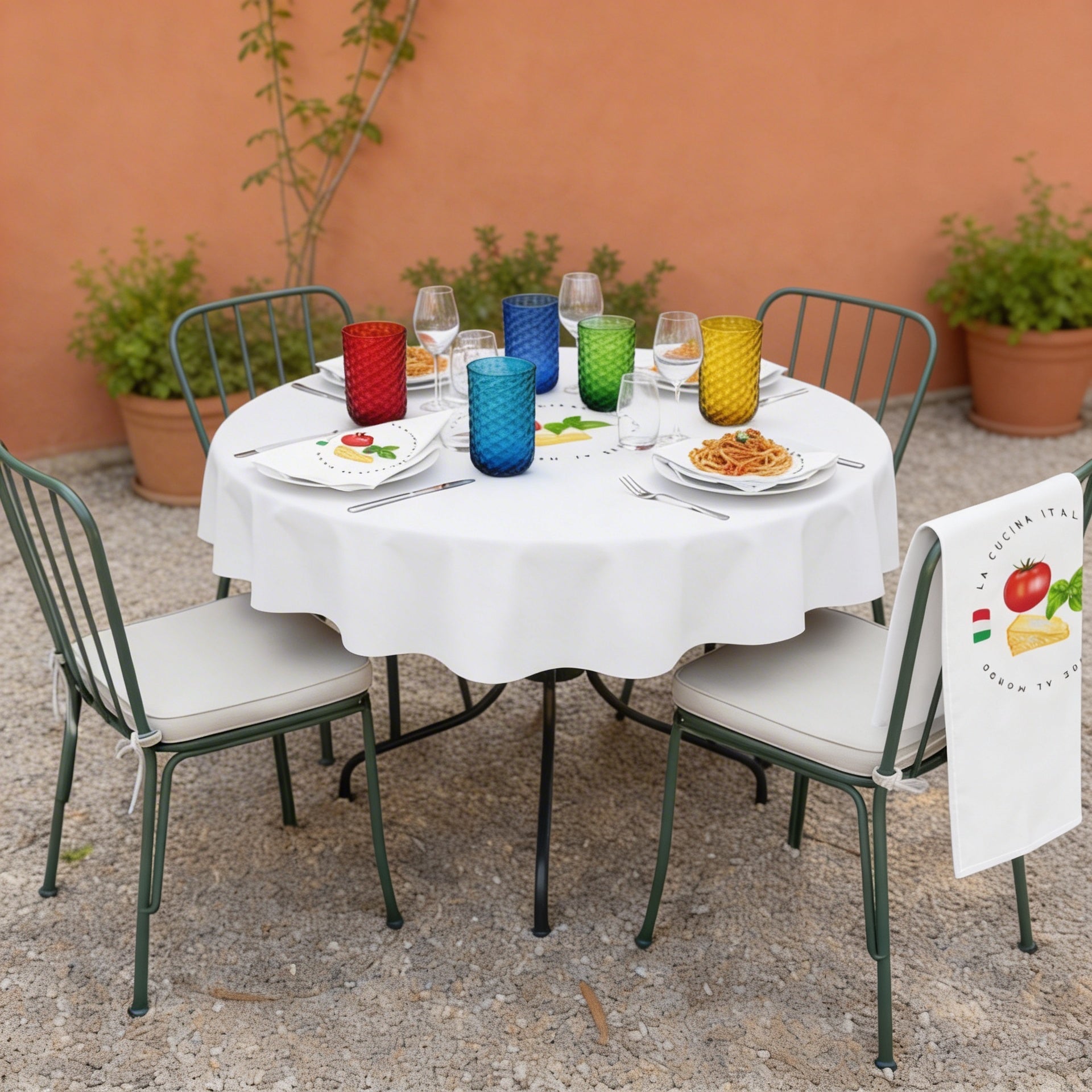 Italian Cuisine Placemat, 1pc
