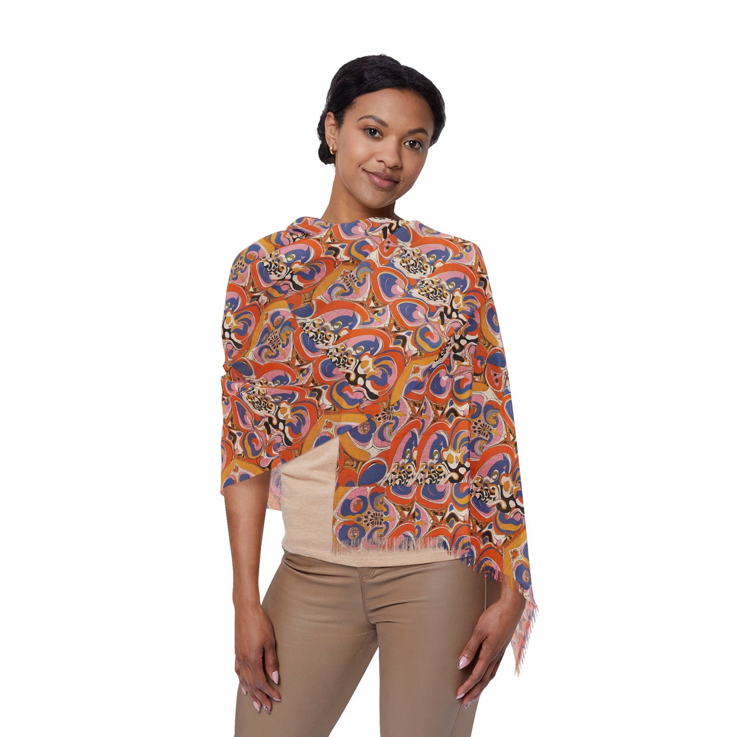 Pucci Style Soft Poly Scarf -