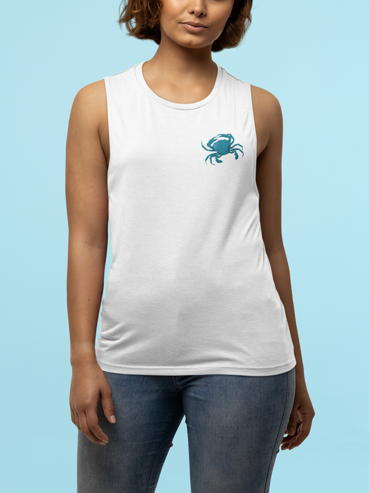 Marine Life - Little Blue Crab Tank Top — Muscle Tee