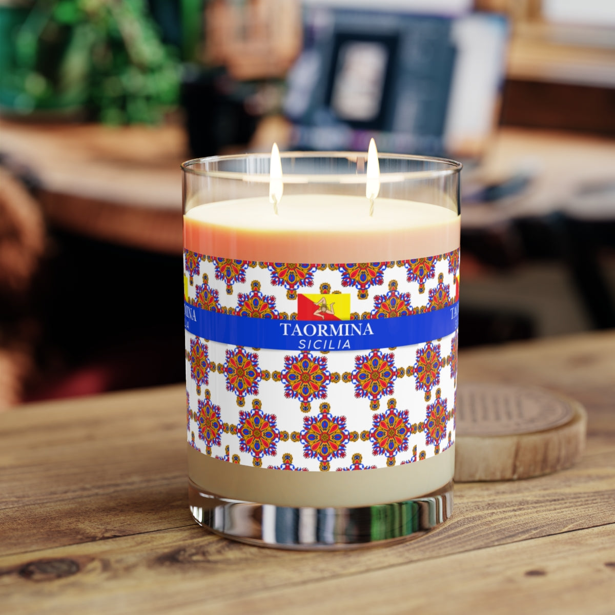 Taormina Inspired Scented Candle 11oz Glass Ocean Mist & Moss