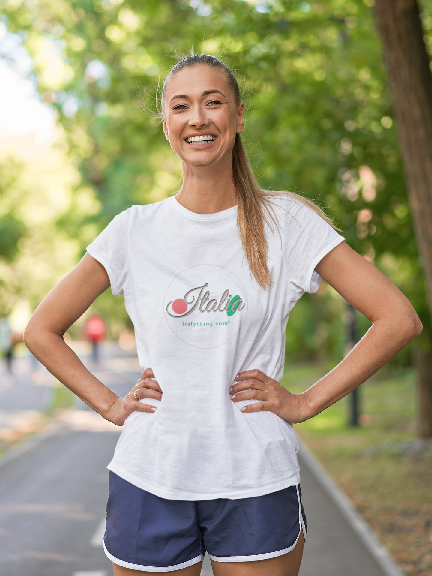 Italia Logo Ladies Competitor Tee