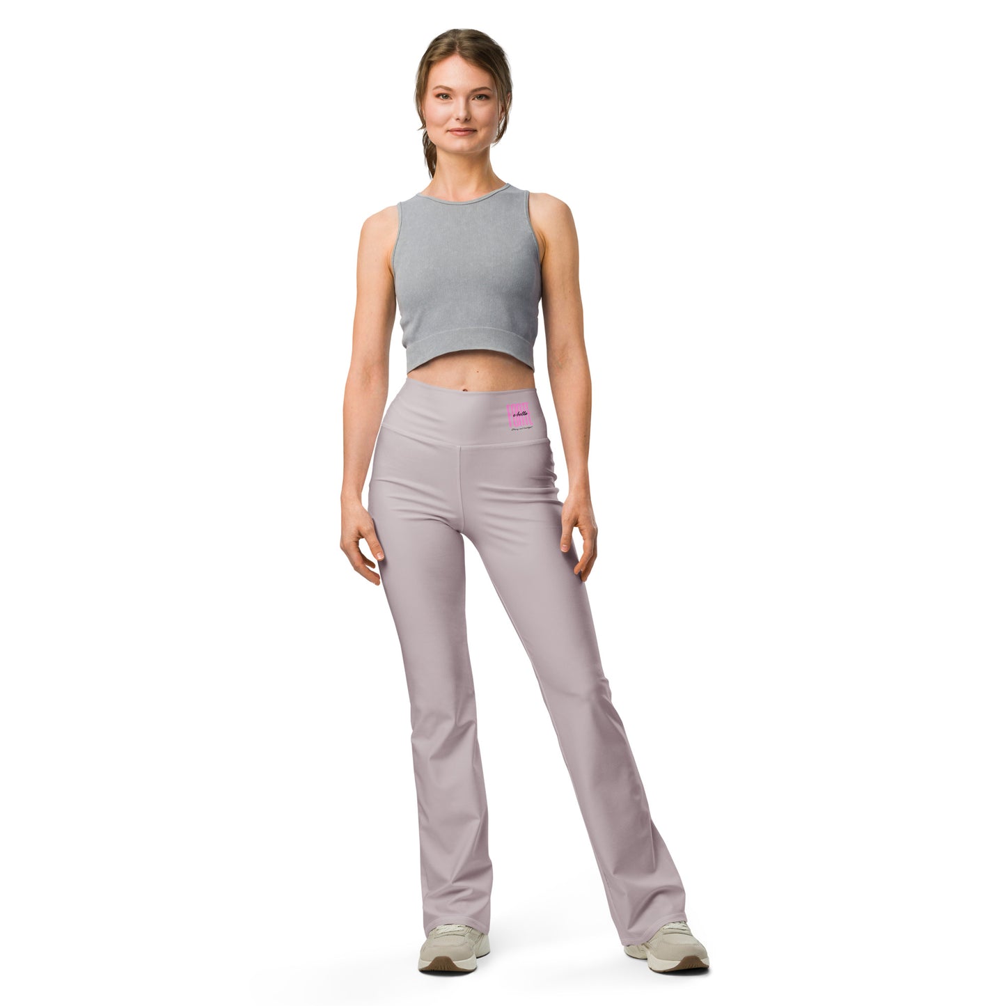 Schlagleggings in Pilzbeige von TrueForm, italienische Marke