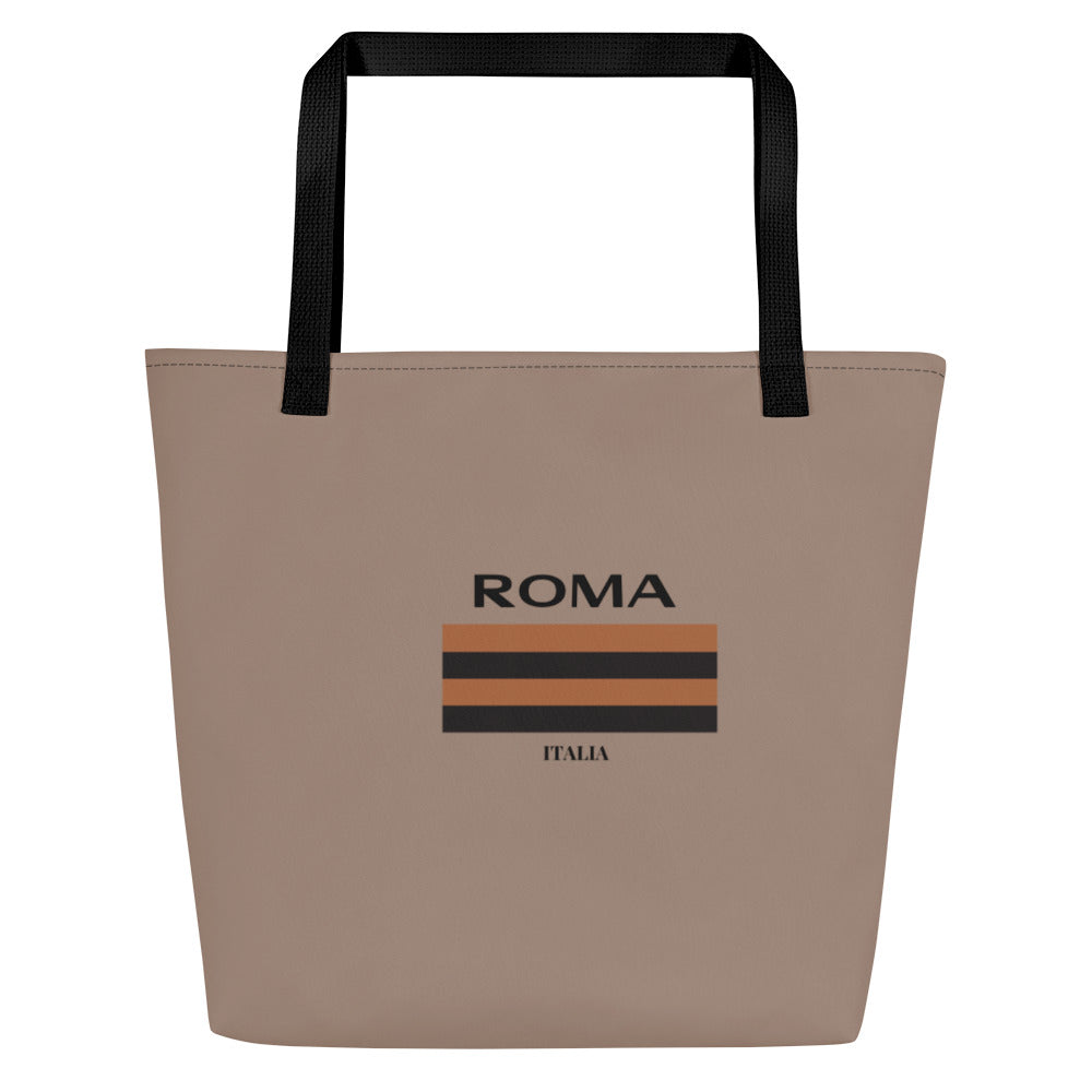 Rome inspired Tote Bag with unique Roma stripes