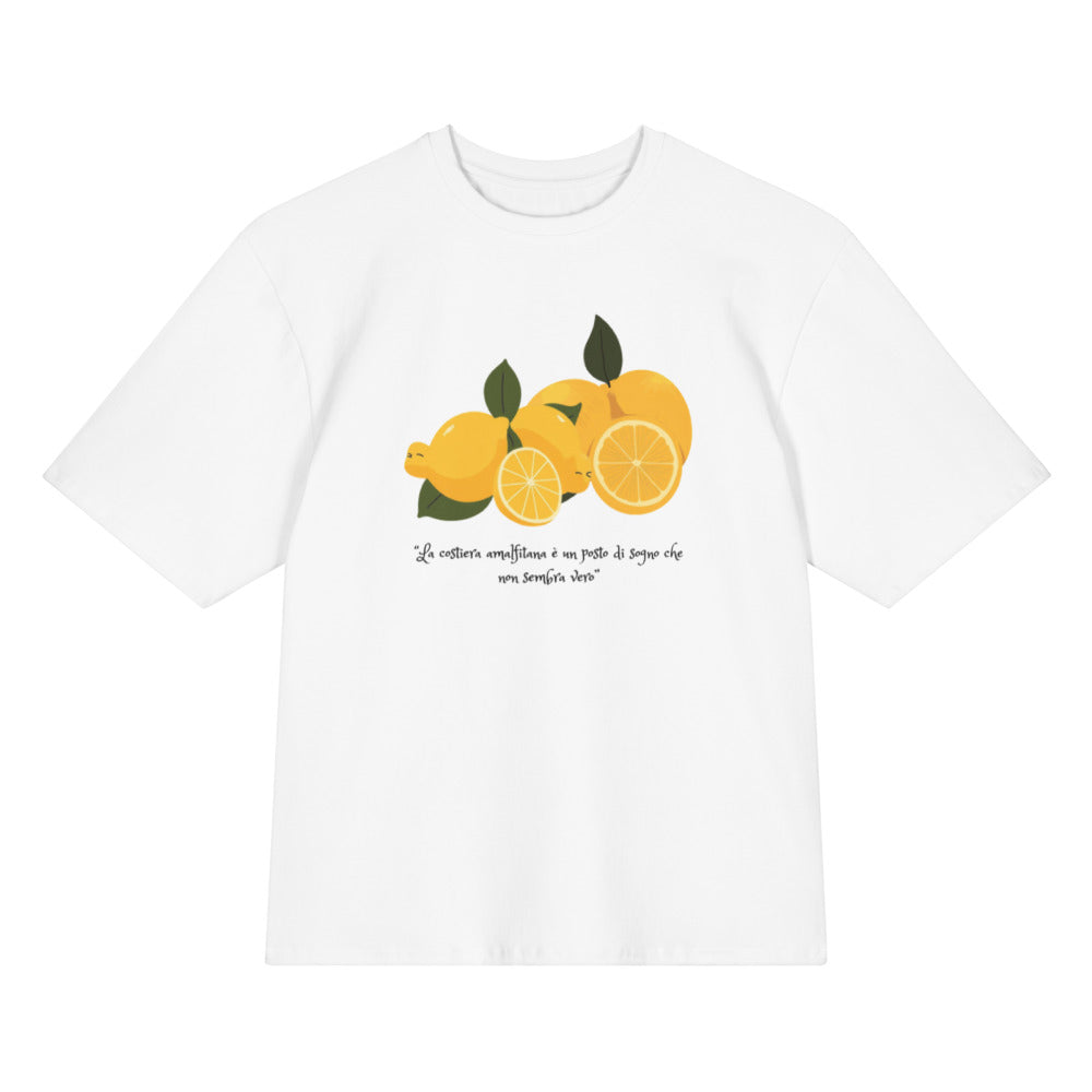 Boxy-T-Shirt für Damen – La Costiera Amalfitana – Amalfiküste