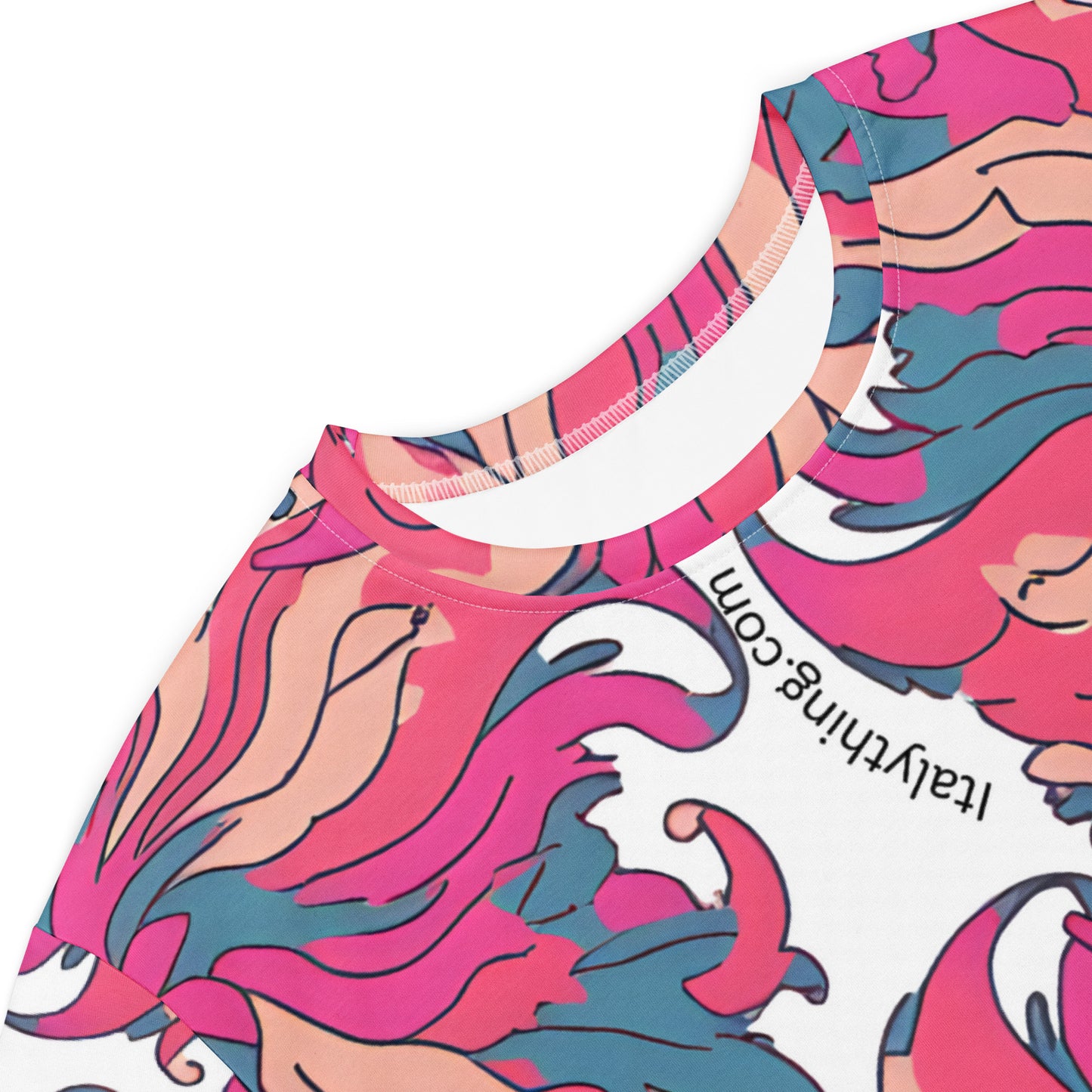 Flower Pucci-style Design T-shirt dress