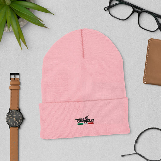 Pink Cuffed Beanie from Ski Resort Madonna di Campiglio