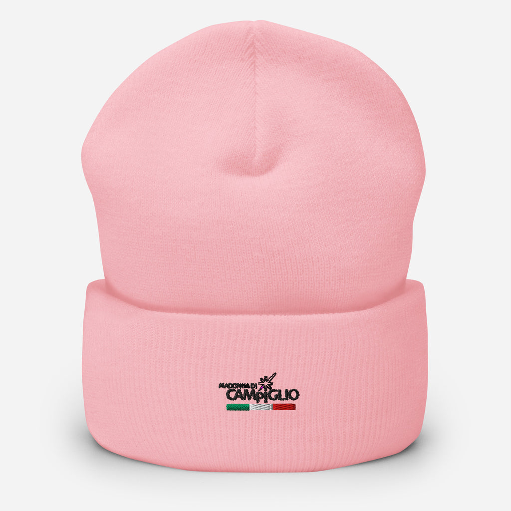 Pink Cuffed Beanie from Ski Resort Madonna di Campiglio