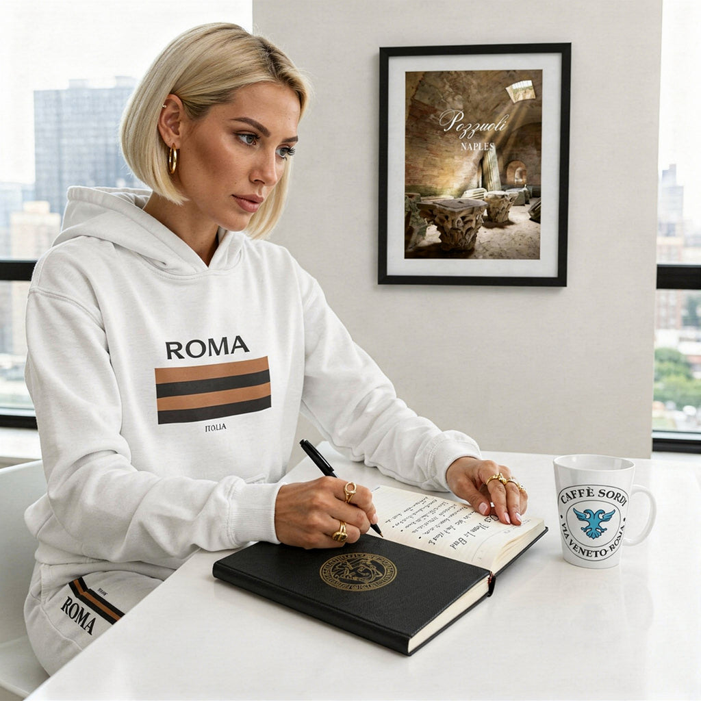 Roma Italia Unisex Heavy Blend™ Kapuzenpullover – Stilvolle und bequeme Mode für Reisen und Freizeit