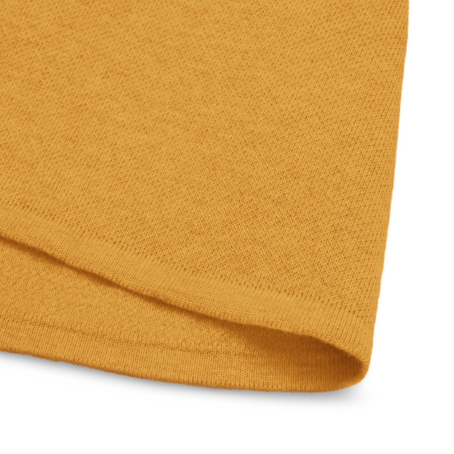 Mustard Color Knitted classic tee - Medusa Milano