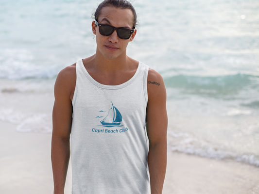 Capri Beach Club Unisex Cotton Tank Top
