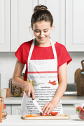 Apron with Sicilian Pasta Recipe - with Chillie and Garlic - alla Carrattiera