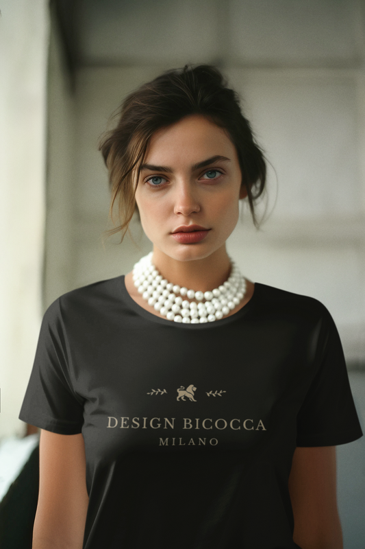 Elegant Italian-themed Unisex Jersey T-Shirt - Design Bicocca - Milano